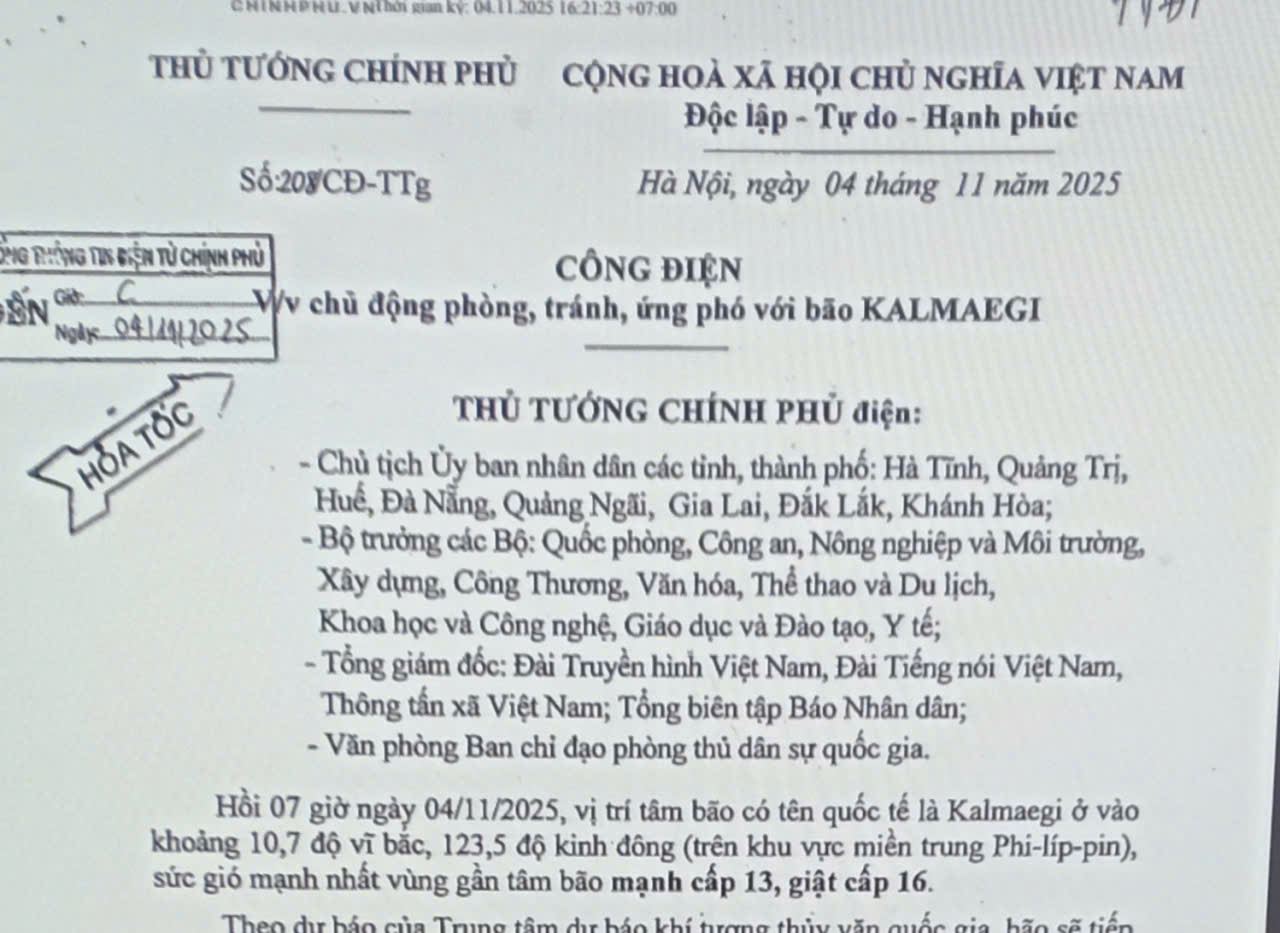 Chủ động ứng phó với bão KALMAEGI và mưa lũ