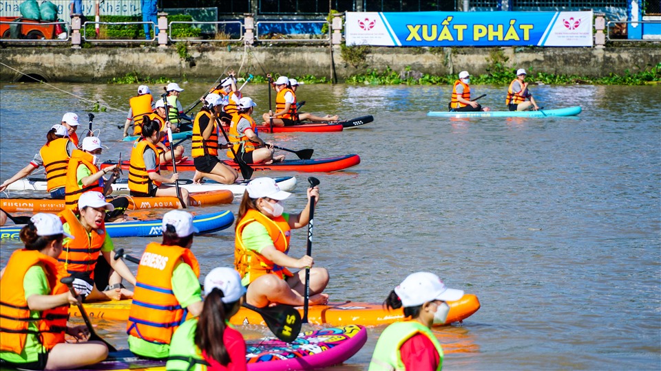 Giải đua thuyền ván SUP thành phố Cần Thơ mở rộng lần thứ IV - năm 2025