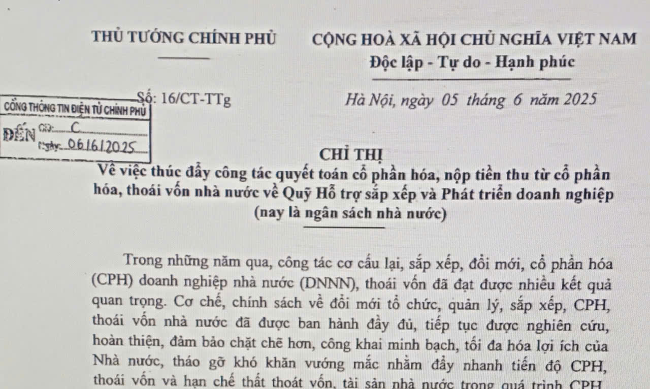 Thúc đẩy công tác quyết toán cổ phần hóa về Quỹ Hỗ trợ sắp xếp và Phát triển doanh nghiệp