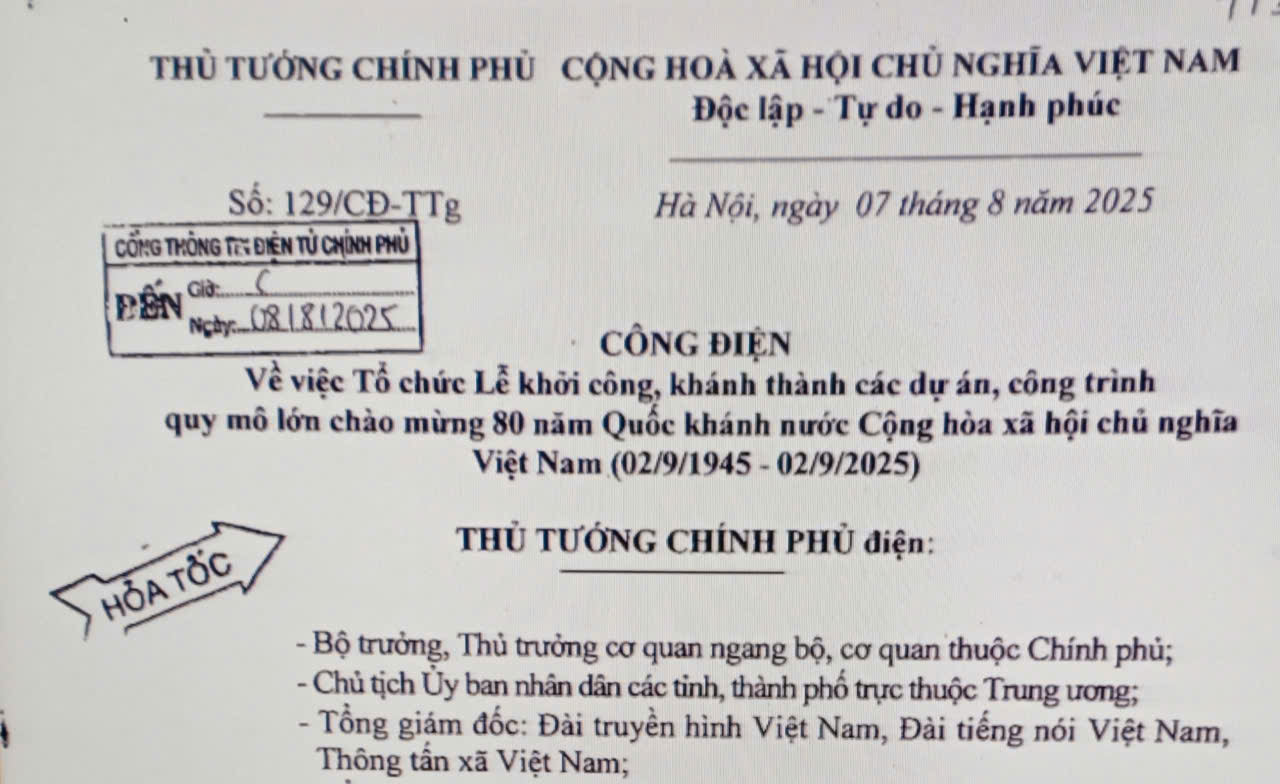 LỄ KHỞI CÔNG, KHÁNH THÀNH CÔNG TRÌNH CHÀO MỪNG 80 NĂM QUỐC KHÁNH 02/9/2025