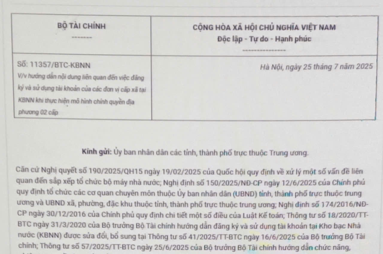 HƯỚNG DẪN CÁC ĐƠN VỊ CẤP XÃ ĐĂNG KÝ SỬ DỤNG TÀI KHOẢN TẠI KHO BẠC NHÀ NƯỚC