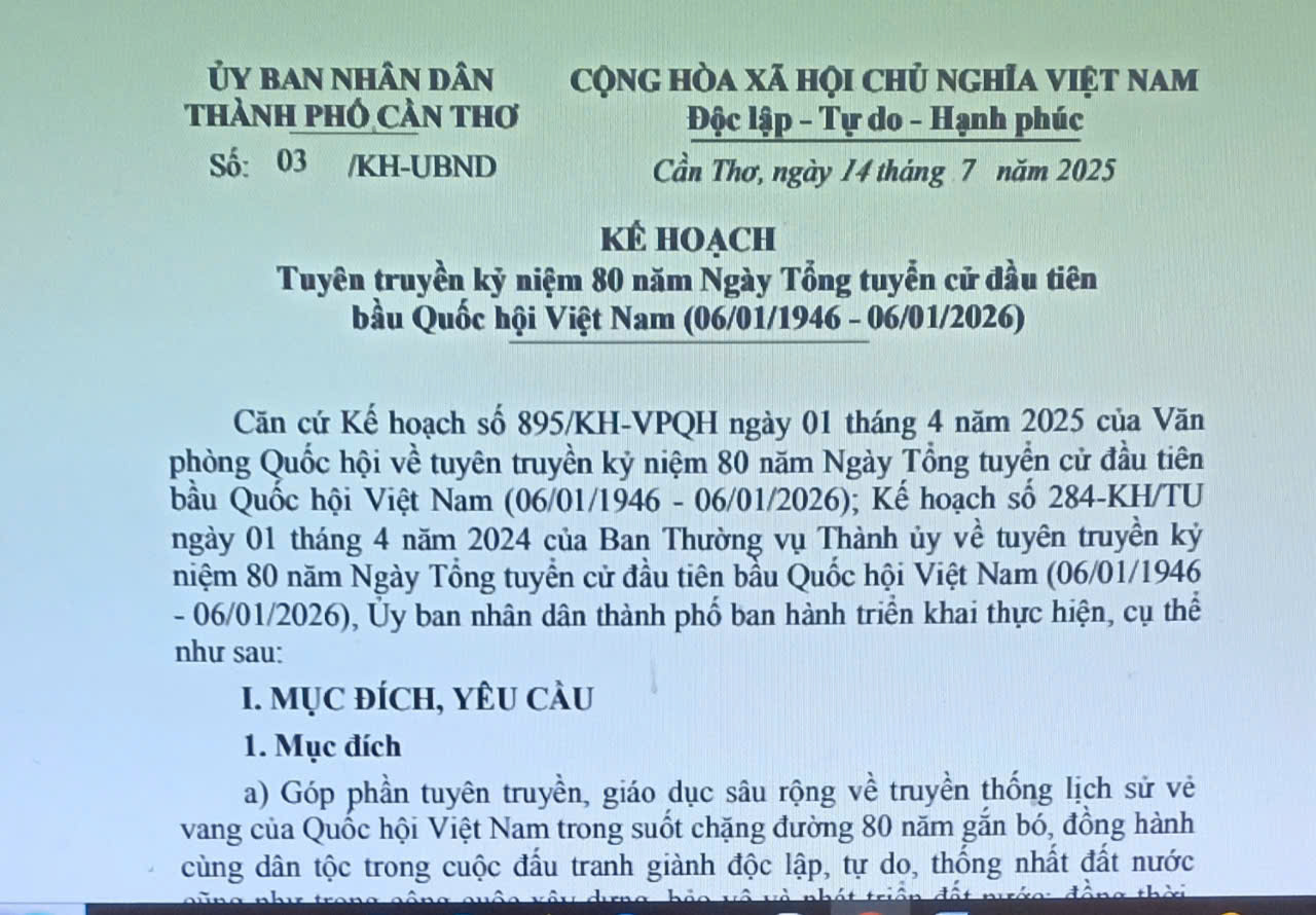 Tuyên truyền kỷ niệm 80 năm Ngày Tổng tuyển cử đầu tiên bầu Quốc hội Việt Nam (06/01/1946 - 06/01/2026)