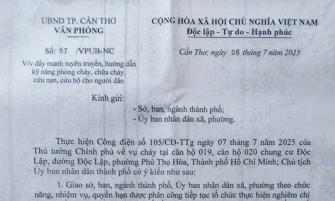 Đẩy mạnh tuyên truyền, hướng dẫn kỹ năng phòng cháy, chữa cháy, cứu nạn, cứu hộ cho người dân