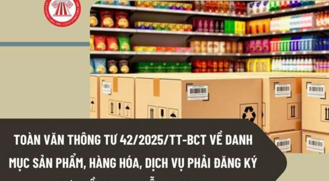 Danh mục sản phẩm hàng hóa và dịch vụ phải đăng ký hợp đồng theo mẫu