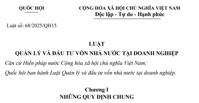 Nội dung mới của Luật Quản lý và Đầu tư vốn nhà nước tại doanh nghiệp