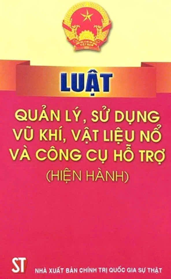 Điểm mới cần biết của Luật Quản lý, sử dụng vũ khí, vật liệu nổ và công cụ hỗ trợ năm 2024