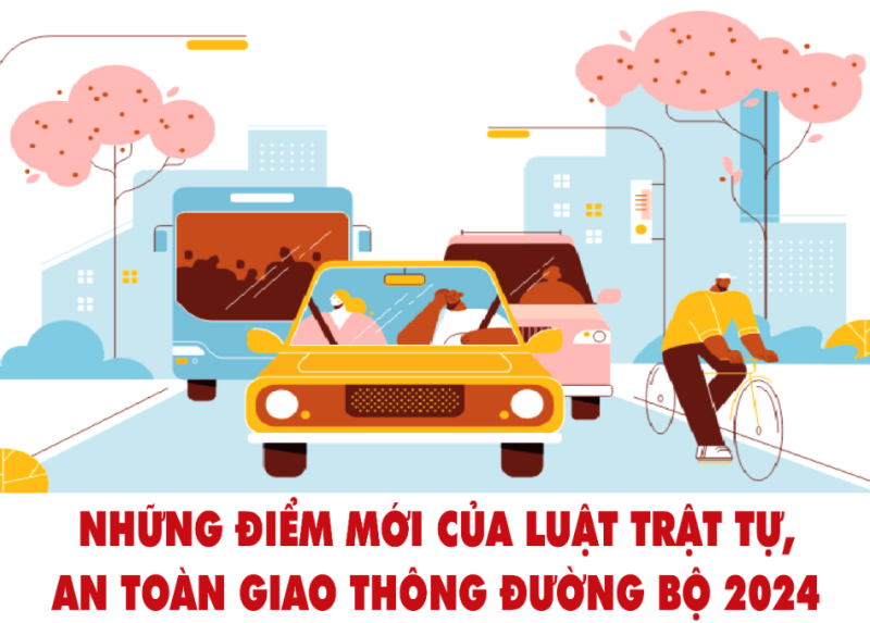 07 điểm mới của Luật Trật tự, an toàn giao thông đường bộ 2024