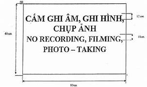 Quy định khu vực bảo vệ, khu vực cấm tập trung đông người,  khu vực cấm ghi âm, ghi hình, chụp ảnh