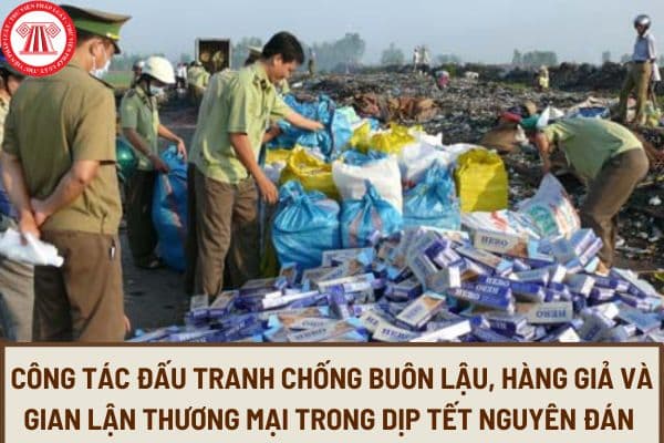 Kế hoạch cao điểm chống buôn lậu, hàng giả dịp Tết Nguyên đán Ất Tỵ 2025