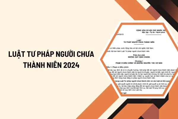 Một số nội dung chính của Luật Tư pháp người chưa thành niên năm 2024