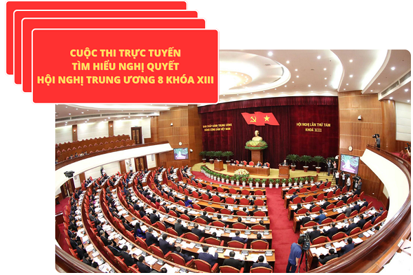 Cuộc thi trực tuyến tìm hiểu Nghị quyết Hội nghị Trung ương 8 khóa XIII