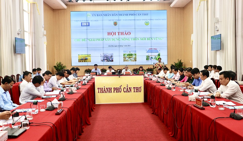 Cần Thơ tổ chức Hội thảo trong lĩnh vực theo dõi thi hành pháp luật, chủ đề “Giải pháp xây dựng nông thôn mới nâng cao”