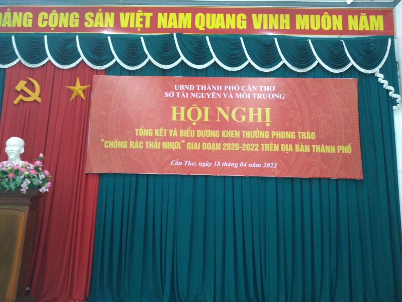 Hội nghị tổng kết và biểu dương khen thưởng phong trào “Chống rác thải nhựa” giai đoạn 2020 – 2022