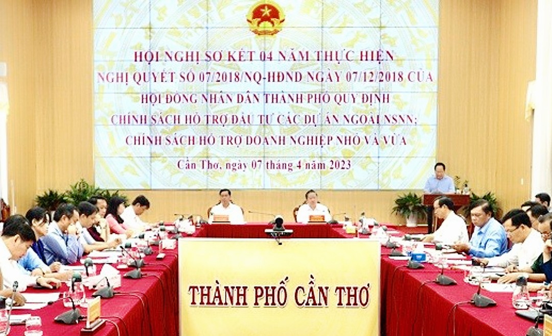 Hội nghị sơ kết 4 năm thực hiện Nghị quyết số 07/2018/NQ-HĐND của Hội đồng nhân dân thành phố Cần Thơ