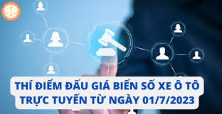 Nghị định về thí điểm đấu giá biển số xe ô tô