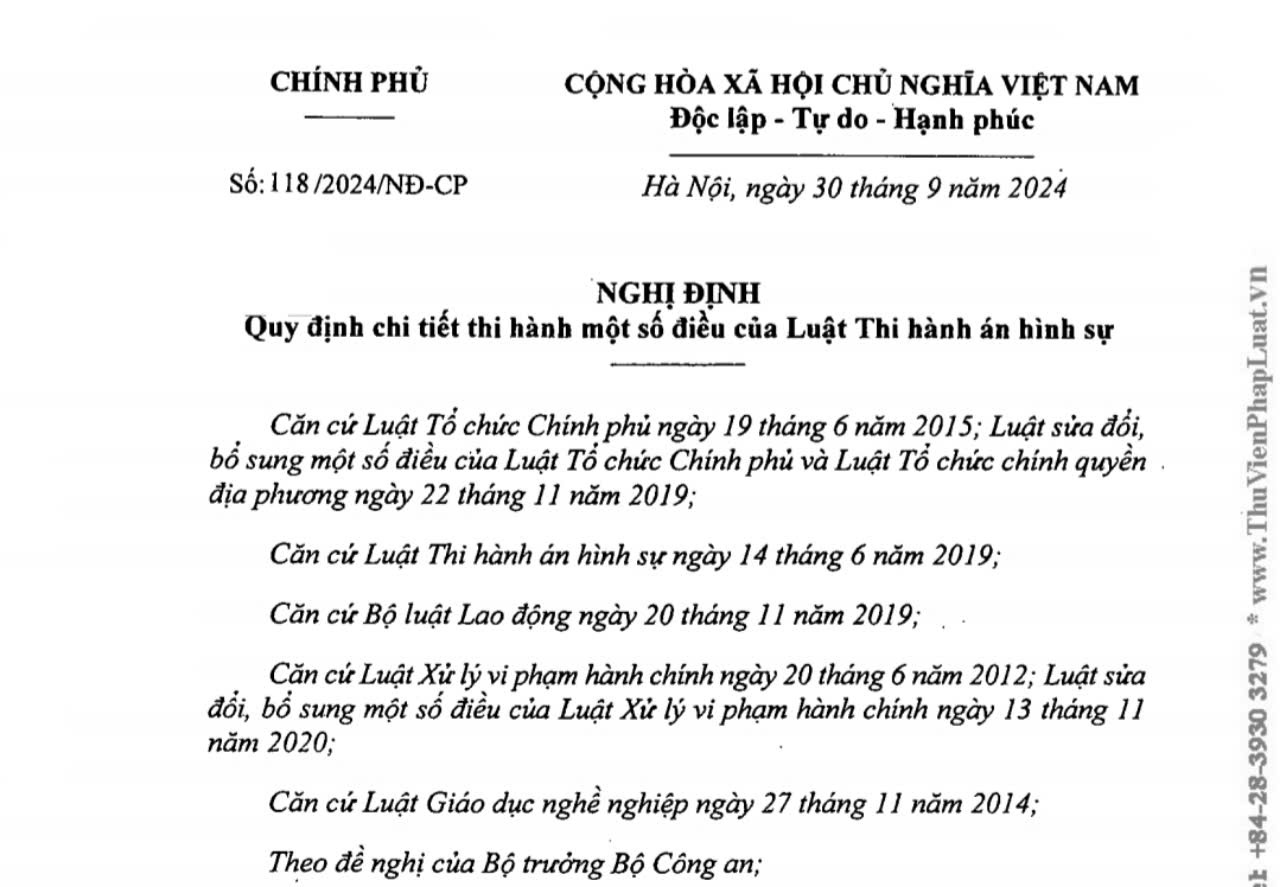 Mức phần trăm trích kết quả lao động của phạm nhân 