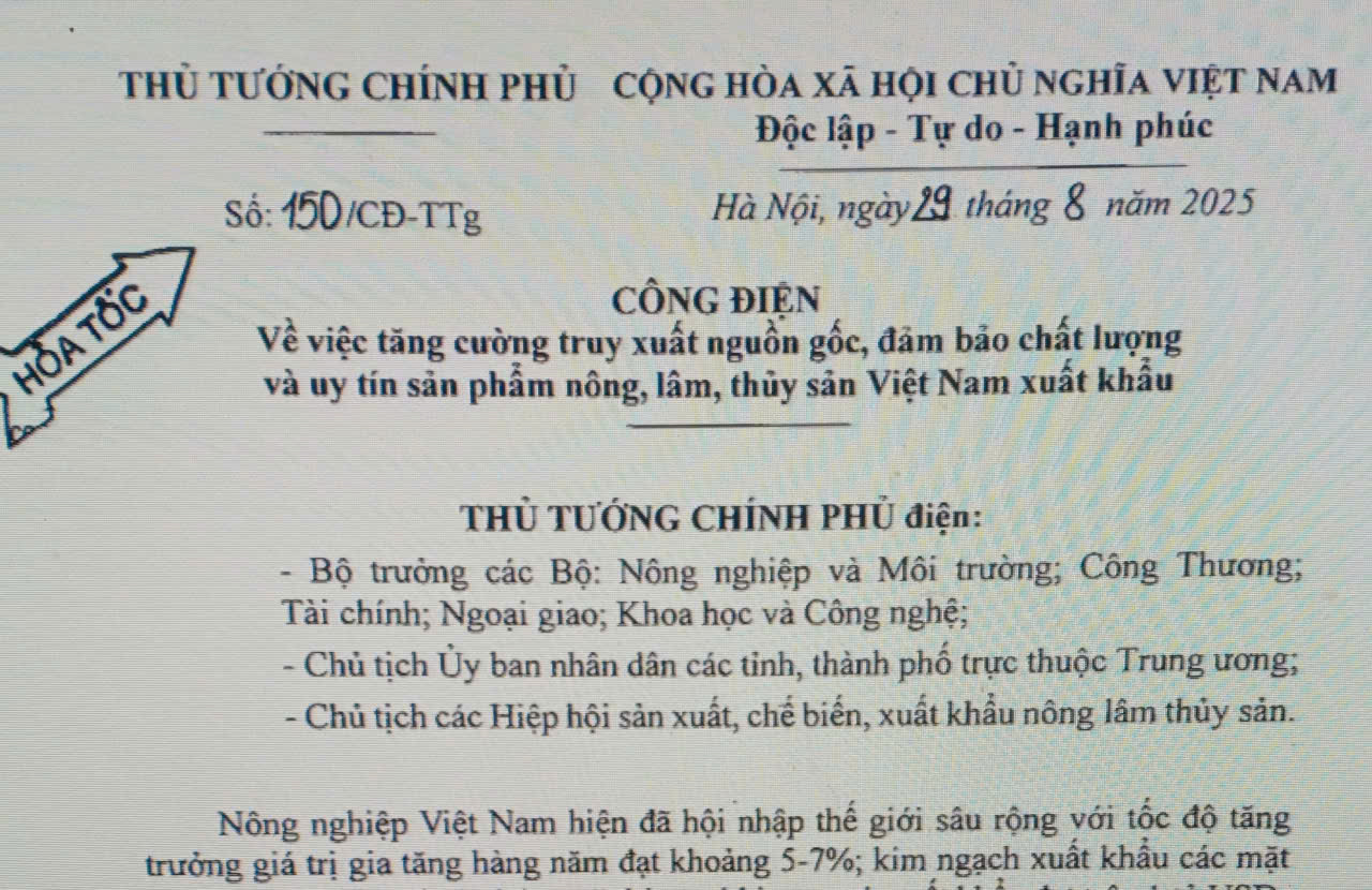 Truy xuất nguồn gốc, đảm bảo chất lượng và uy tín sản phẩm nông, lâm, thủy sản Việt Nam xuất khẩu 