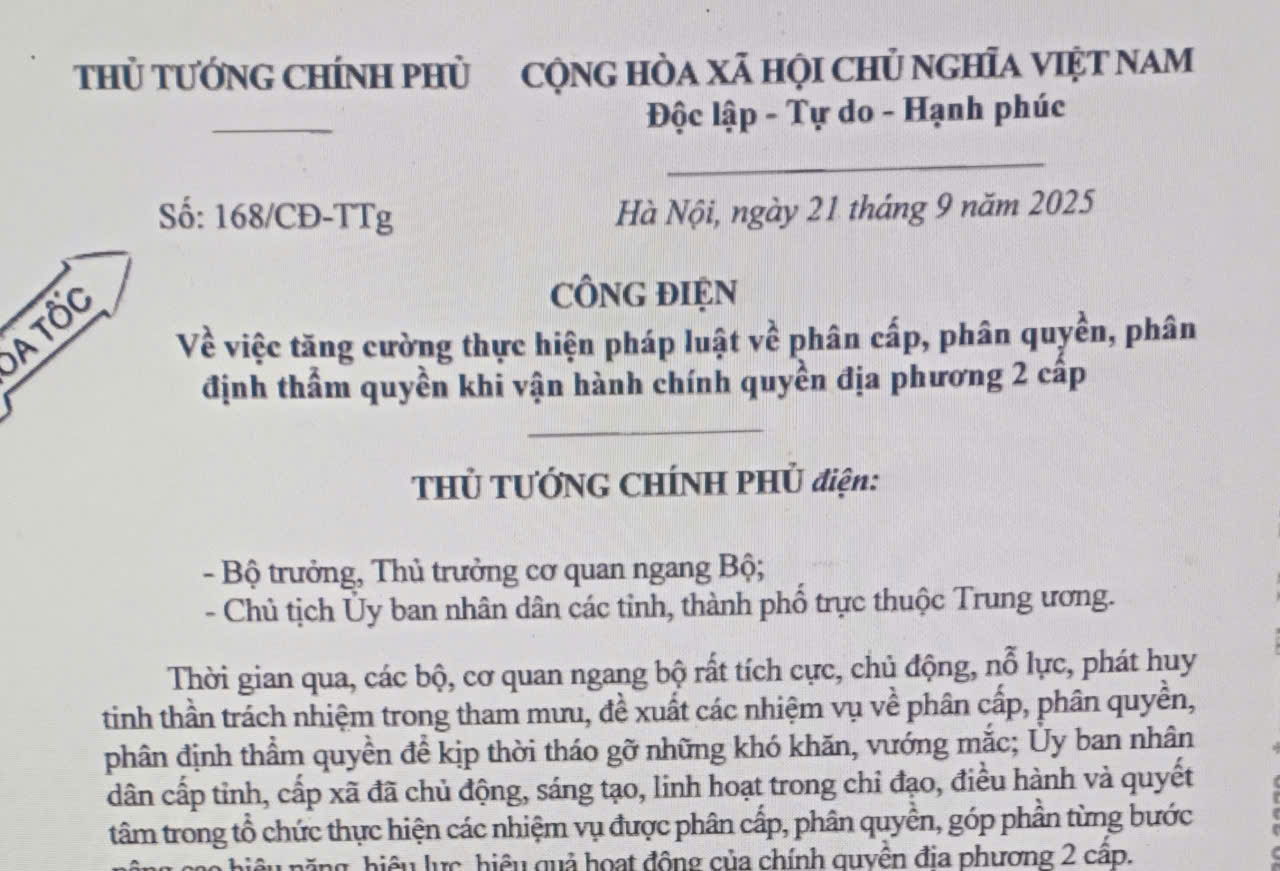 Tăng cường thực hiện pháp luật về phân cấp, phân quyền, phân định thẩm quyền khi vận hành chính quyền địa phương 2 cấp