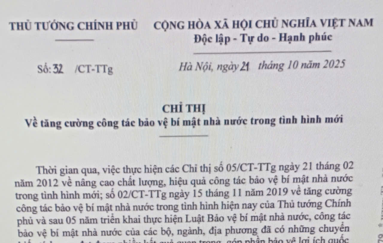 Tăng cường công tác bảo vệ bí mật nhà nước trong tình hình mới