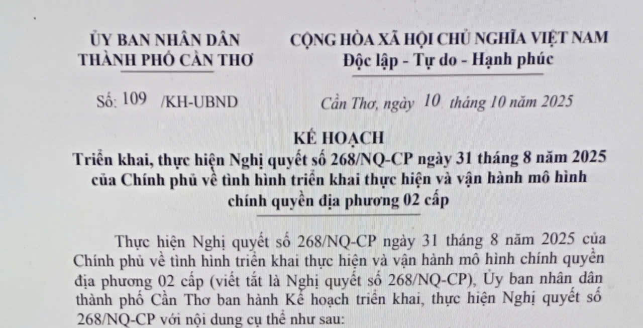 Tình hình triển khai thực hiện và vận hành mô hình chính quyền địa phương 02 cấp