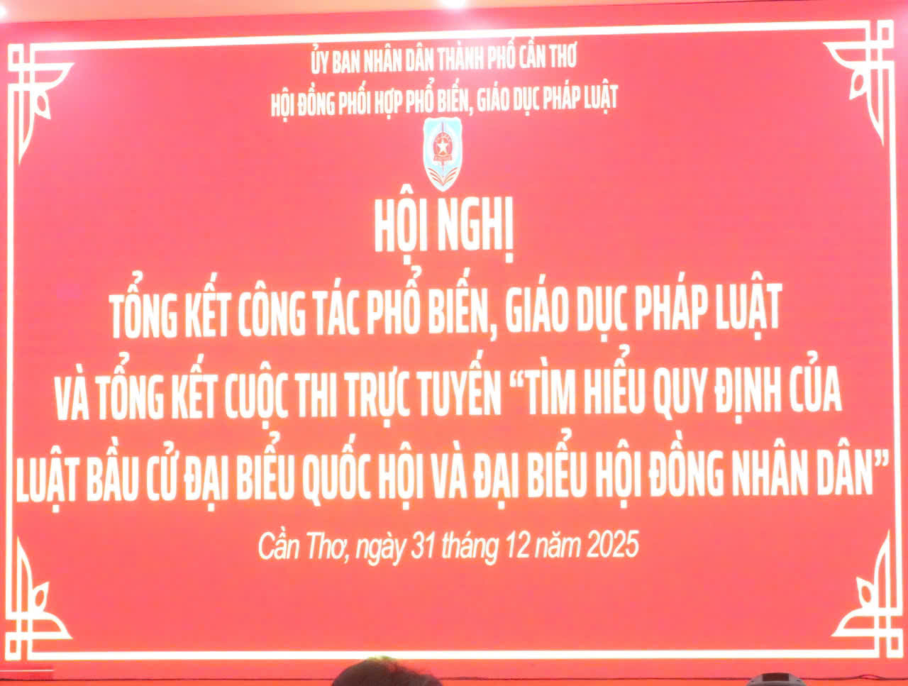TỔNG KẾT CÔNG TÁC PHỔ BIẾN, GIÁO DỤC PHÁP LUẬT  VÀ TỔNG KẾT CUỘC THI TRỰC TUYẾN “TÌM HIỂU QUY ĐỊNH CỦA LUẬT BẦU CỬ ĐẠI BIỂU QUỐC HỘI VÀ ĐẠI BIỂU HỘI ĐỒNG NHÂN DÂN”										