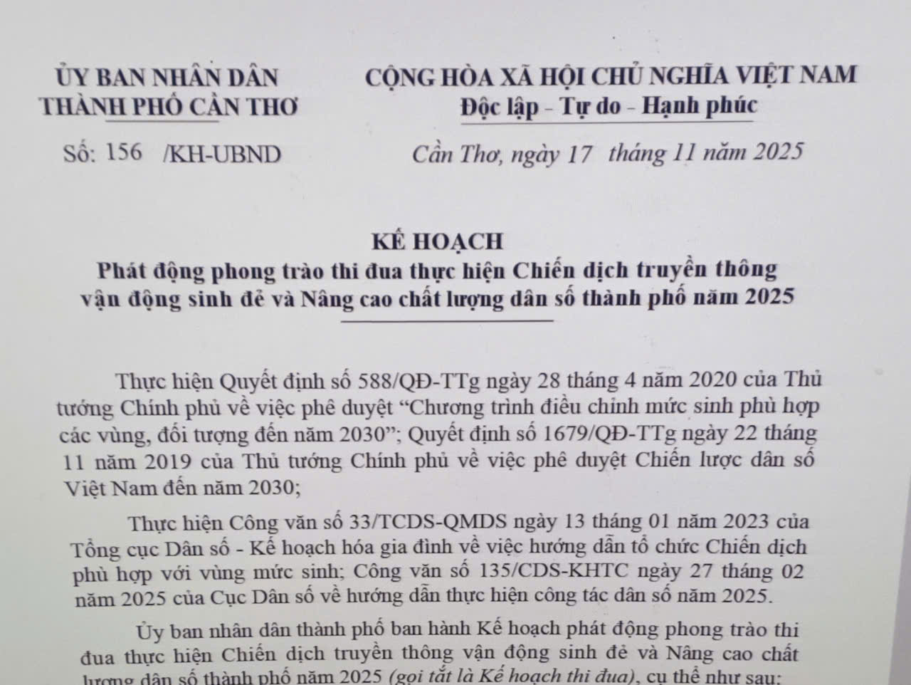 Phát động phong trào thi đua thực hiện Chiến dịch truyền thông vận động sinh đẻ và Nâng cao chất lượng dân số thành phố năm 2025 