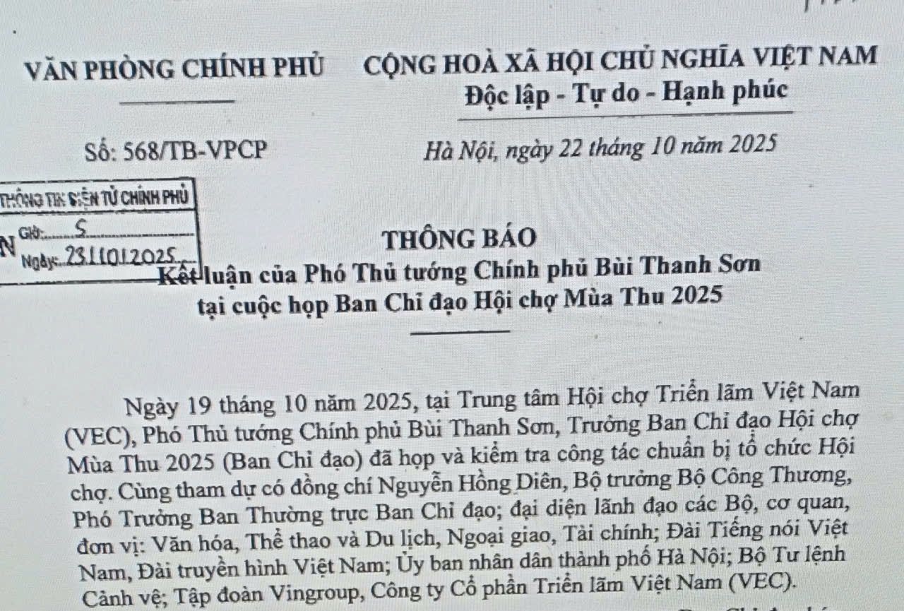 Bảo đảm chất lượng hàng hóa, an ninh trật tự tại Hội chợ Mùa Thu 2025