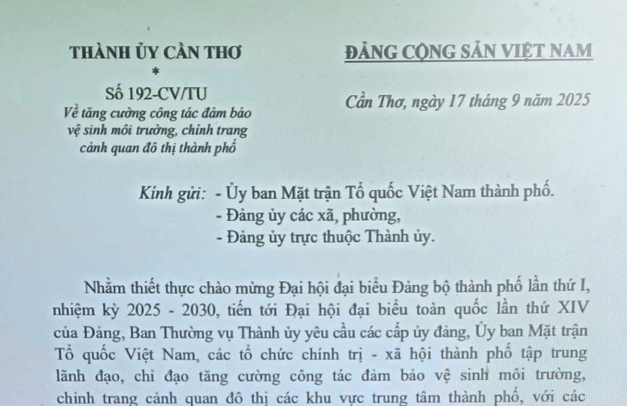 Tăng cường công tác đảm bảo vệ sinh môi trường, chỉnh trang cảnh quan đô thị, đảm bảo an ninh trật tự, an toàn giao thông trên địa bàn thành phố