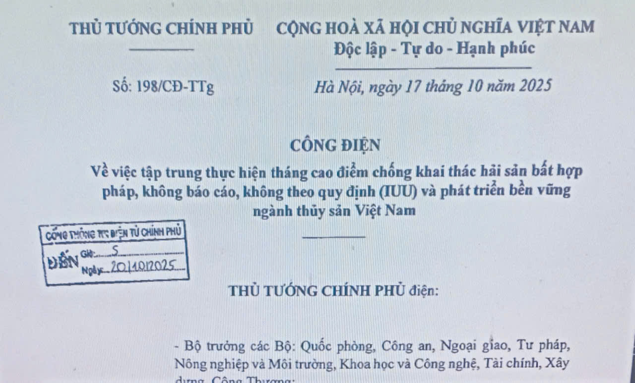 Tập trung thực hiện tháng cao điểm chống khai thác hải sản bất hợp pháp, không báo cáo, không theo quy định (IUU) và phát triển bền vững ngành thủy sản Việt Nam