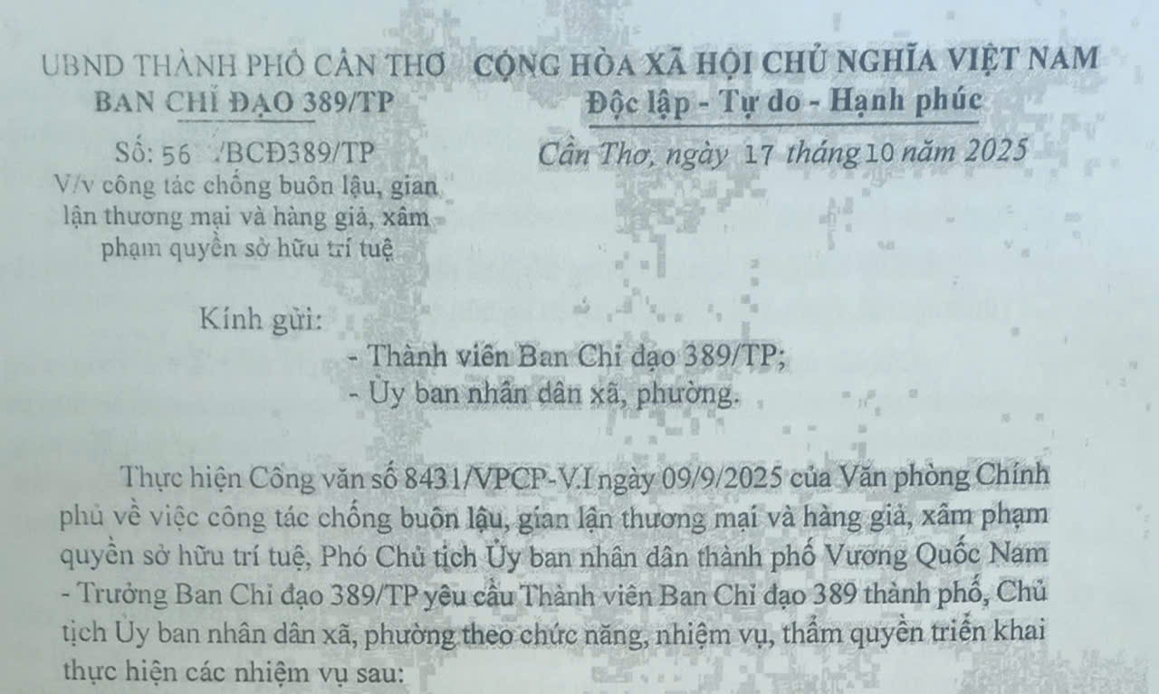 Công tác chống buôn lậu, gian lận thương mại và hàng giả, xâm phạm quyền sở hữu trí tuệ