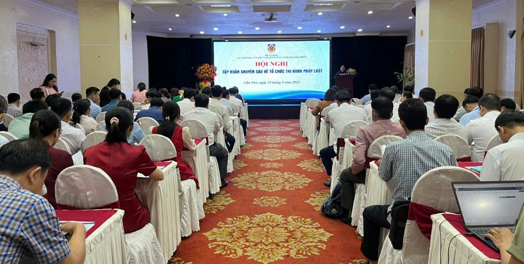 Bộ Tư pháp tập huấn chuyên sâu về tổ chức thi hành pháp luật