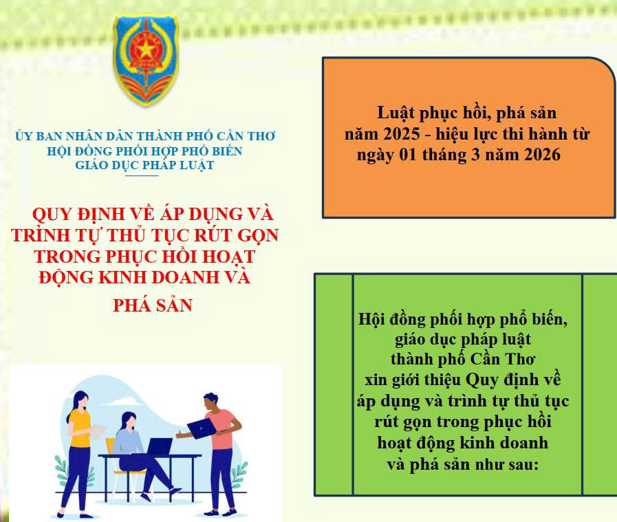 Quy định về áp dụng và trình tự thủ tục rút gọn trong phục hồi hoạt động kinh doanh và phá sản