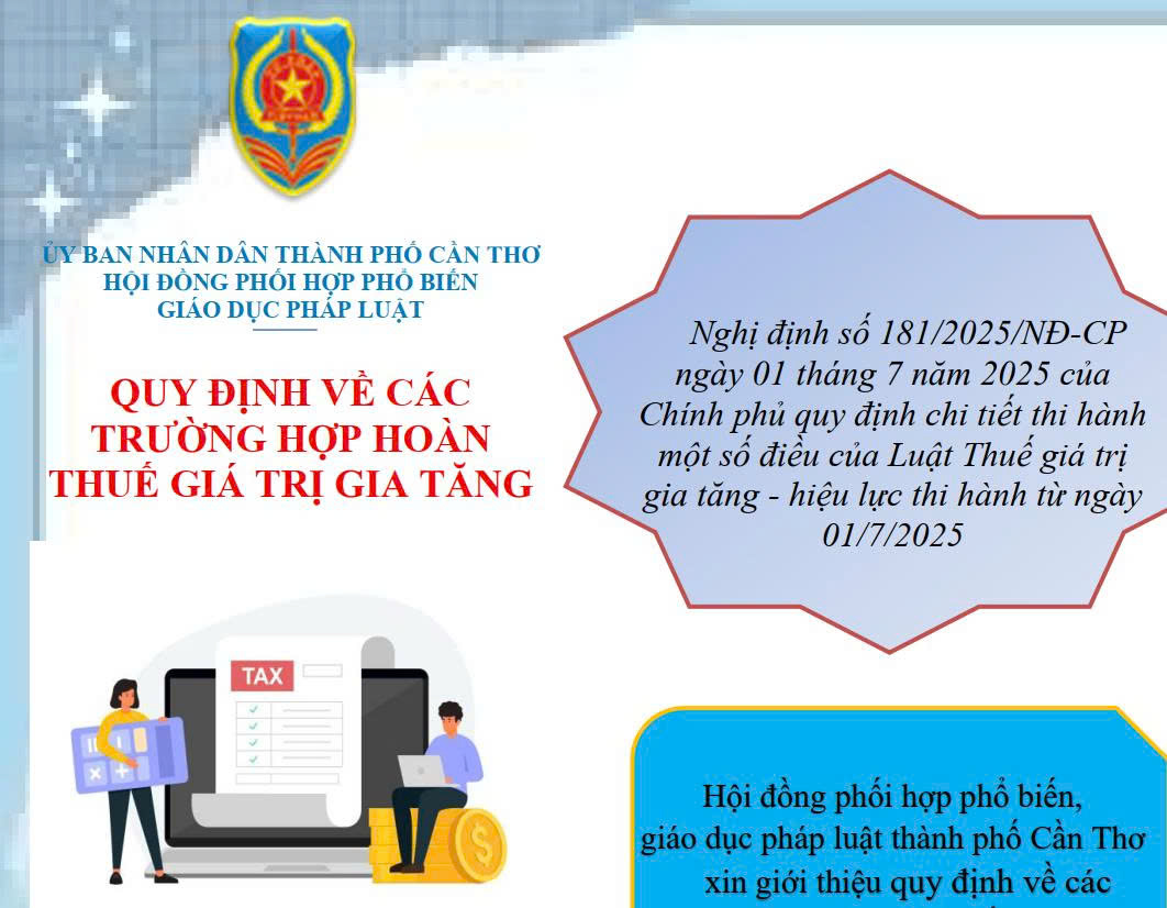 Quy định về các trường hợp hoàn thuế giá trị gia tăng