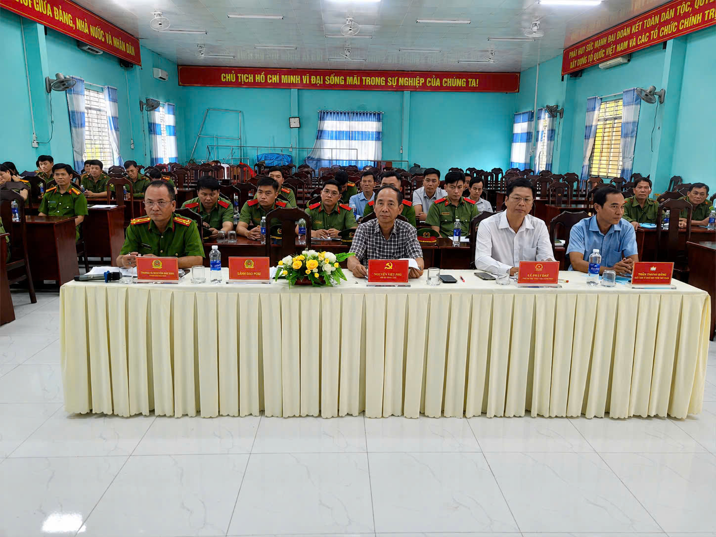 Xã Mỹ Phước tổ chức Hội nghị sơ kết công tác 6 tháng đầu năm 2026, đẩy mạnh tuyên truyền phòng, chống tội phạm và phổ biến, giáo dục pháp luật