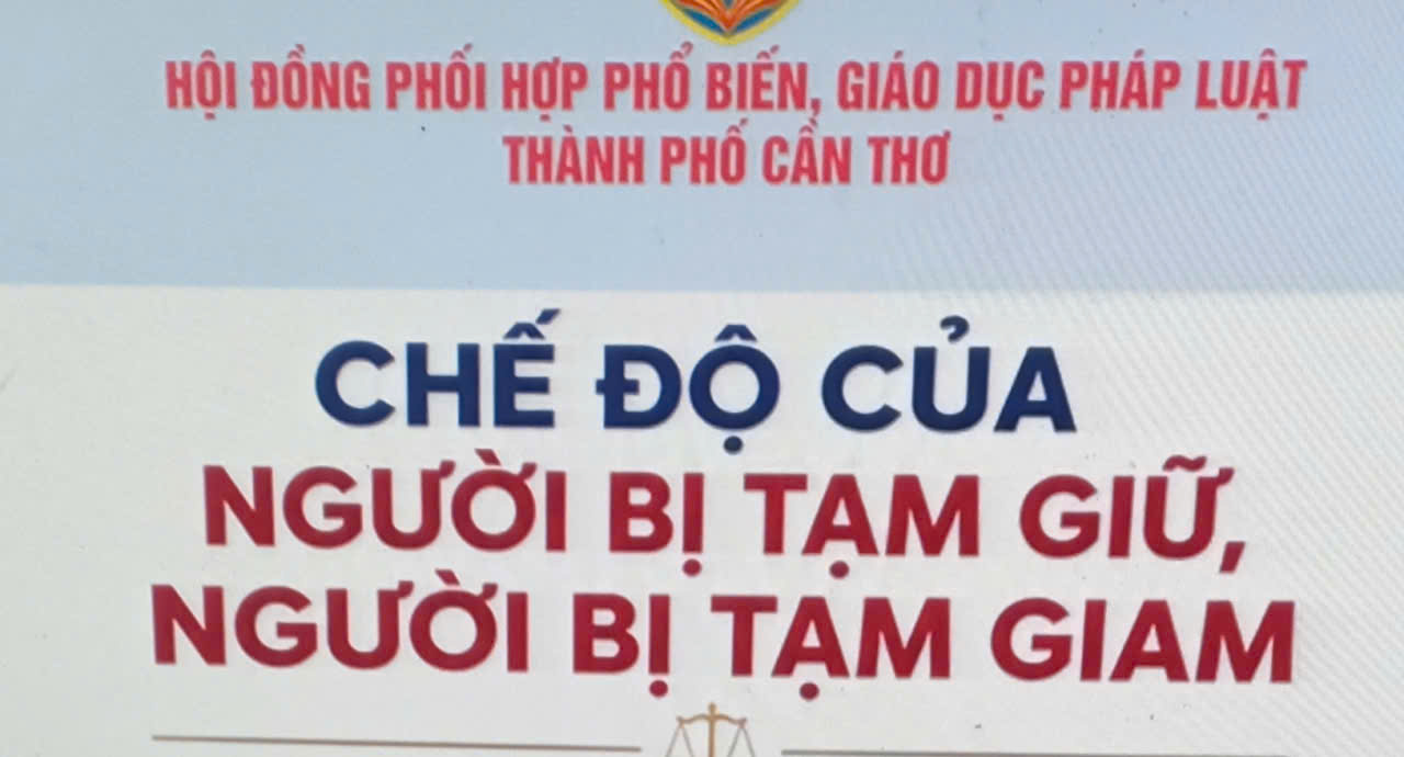 [INFOGRAPHICS] Chế độ của người bị tạm giữ, người bị tạm giam