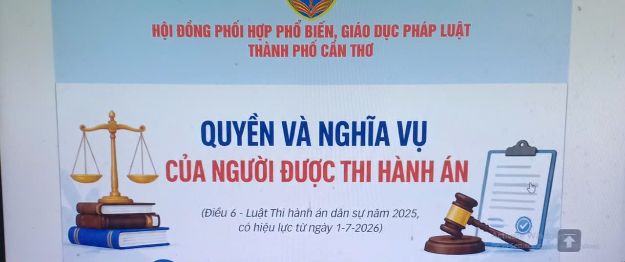[INFOGRAPHICS] Quyền và nghĩa vụ của người được thi hành án