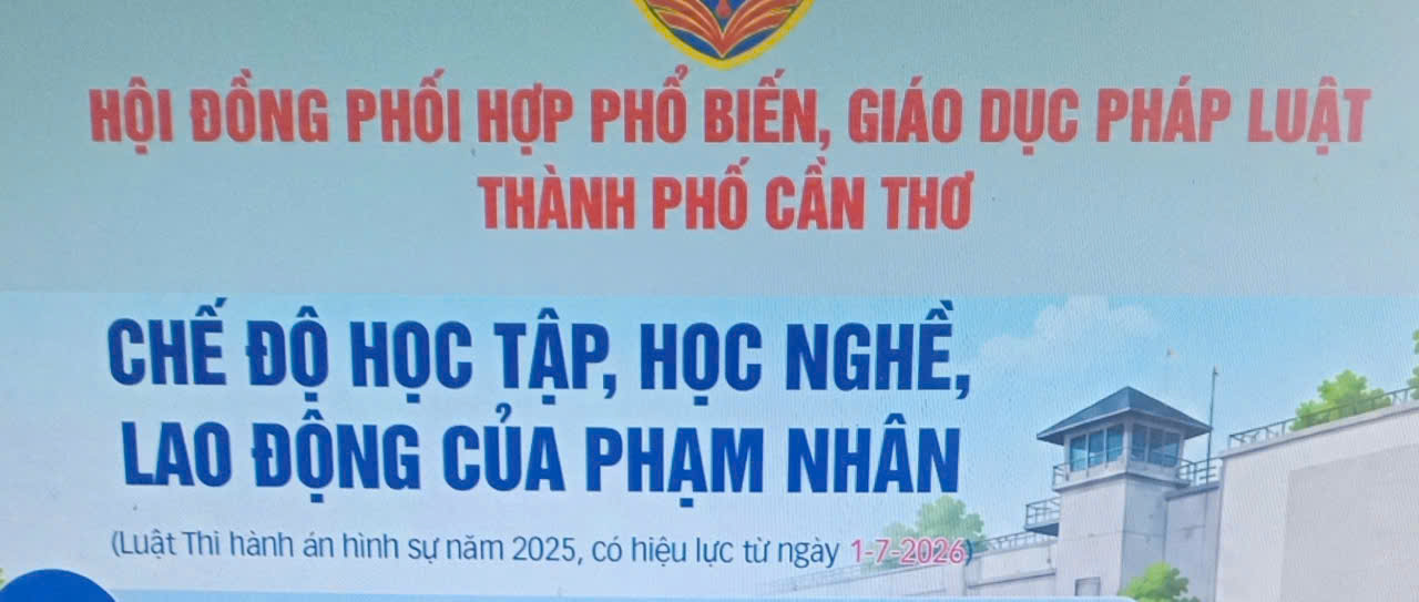 [INFOGRAPHICS] Chế độ học tập, học nghề, lao động của phạm nhân