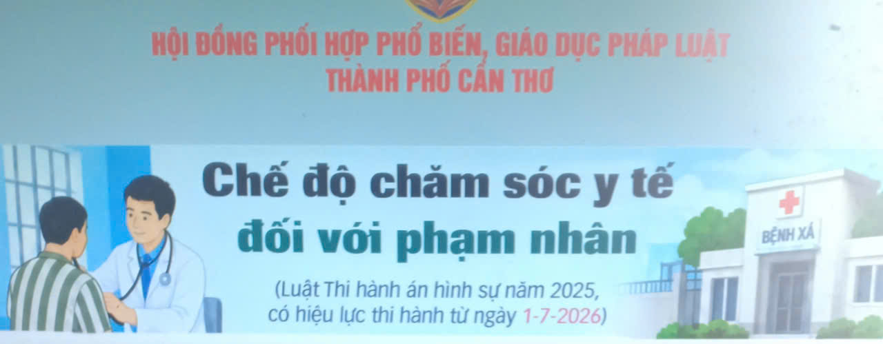 [INFOGRAPHICS] Chế độ chăm sóc y tế đối với phạm nhân