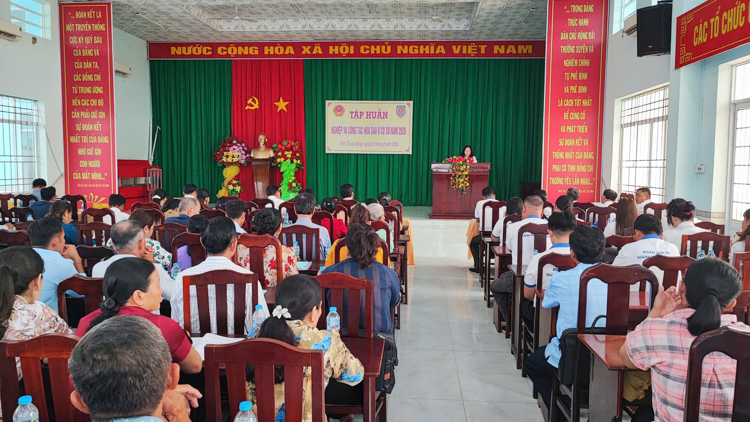 Vĩnh Thuận Đông tổ chức tập huấn cho đội ngũ hòa giải viên năm 2026