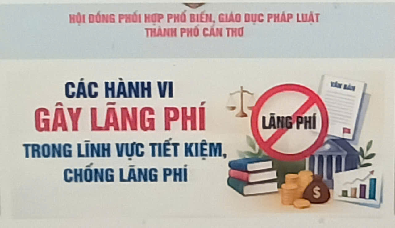[INFOGRAPHICS] Các hành vi gây lãng phí trong lĩnh vực tiết kiệm, chống lãng phí