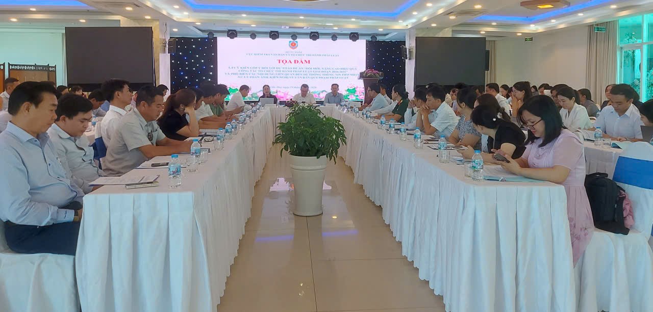 Tọa đàm góp ý Đề án đổi mới, nâng cao hiệu quả công tác tổ chức thi hành pháp luật giai đoạn 2026 - 2031 tại thành phố Cần Thơ