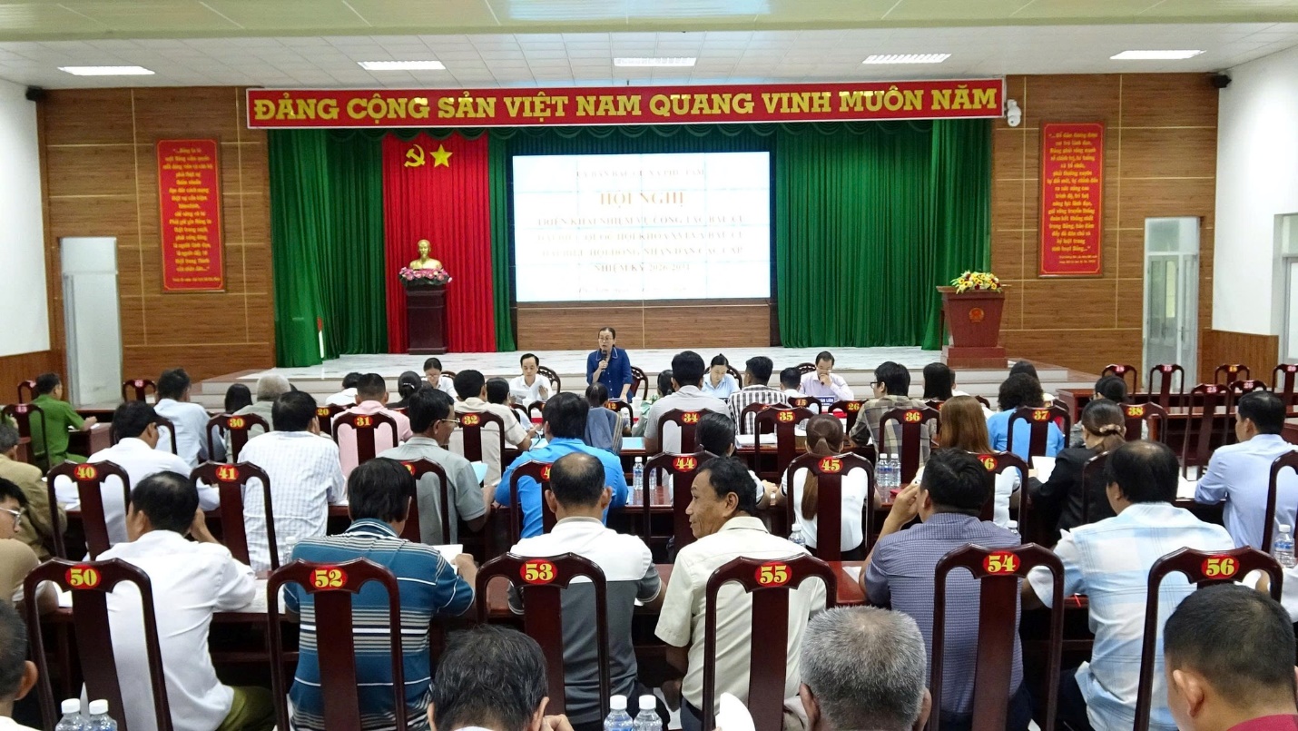 Xã Phú Tâm tổ chức tuyên truyền và triển khai nhiệm vụ công tác bầu cử đại biểu Quốc hội khóa XVI và bầu cử đại biểu Hội đồng Nhân dân các cấp nhiệm kỳ 2026 – 2031