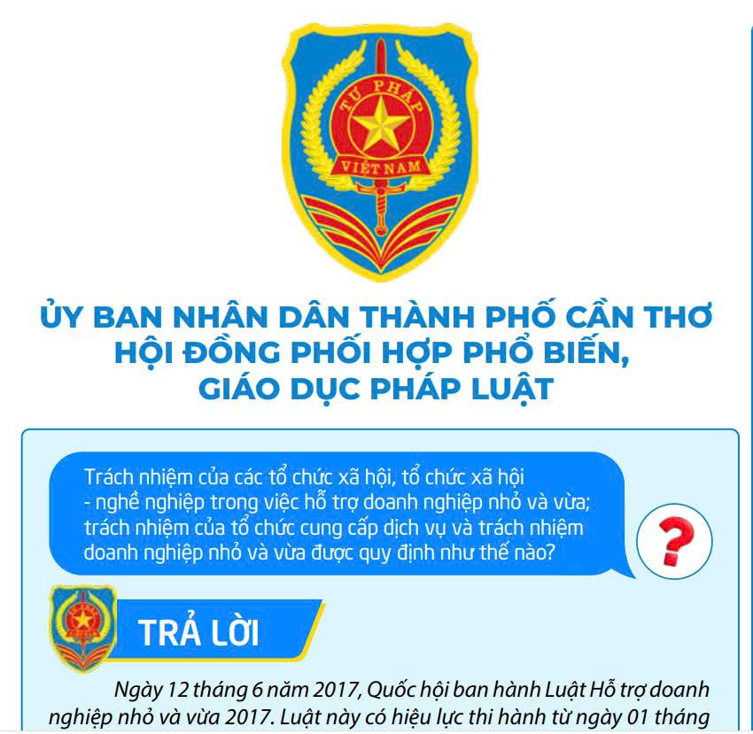 Trách nhiệm của các tổ chức xã hội, tổ chức xã hội - nghề nghiệp trong việc hỗ trợ doanh nghiệp nhỏ và vừa; trách nhiệm của tổ chức cung cấp dịch vụ và trách nhiệm doanh nghiệp nhỏ và vừa được quy định như thế nào?