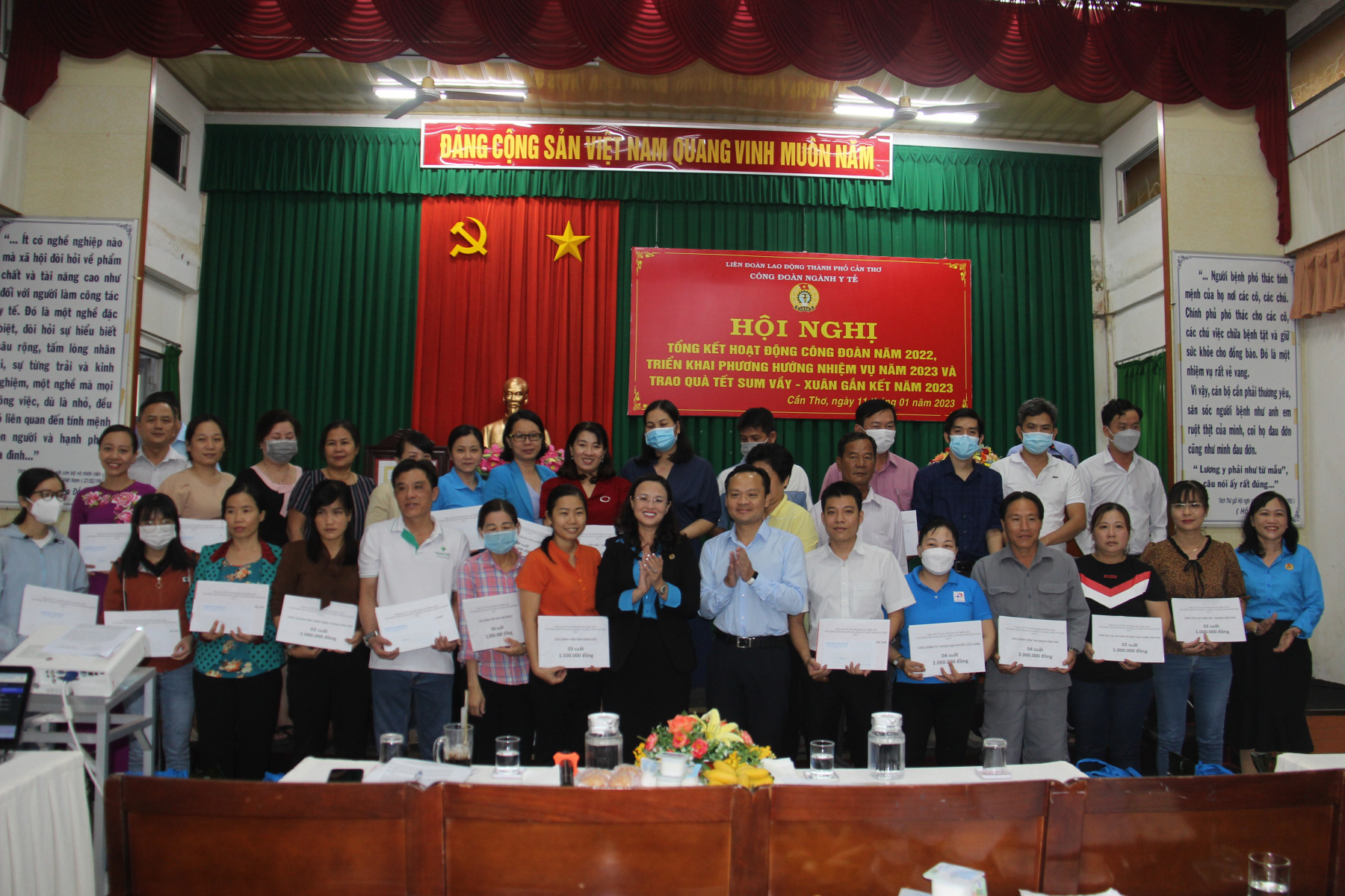 Công đoàn ngành Y tế TP Cần Thơ tổng kết công tác công đoàn năm 2022