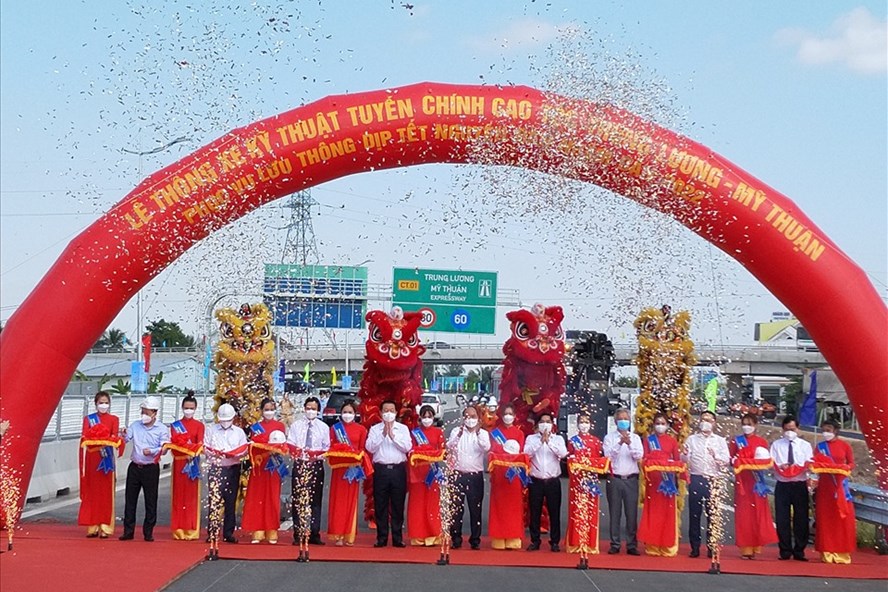 Thông xe Dự án Cao tốc Trung Lương - Mỹ Thuận