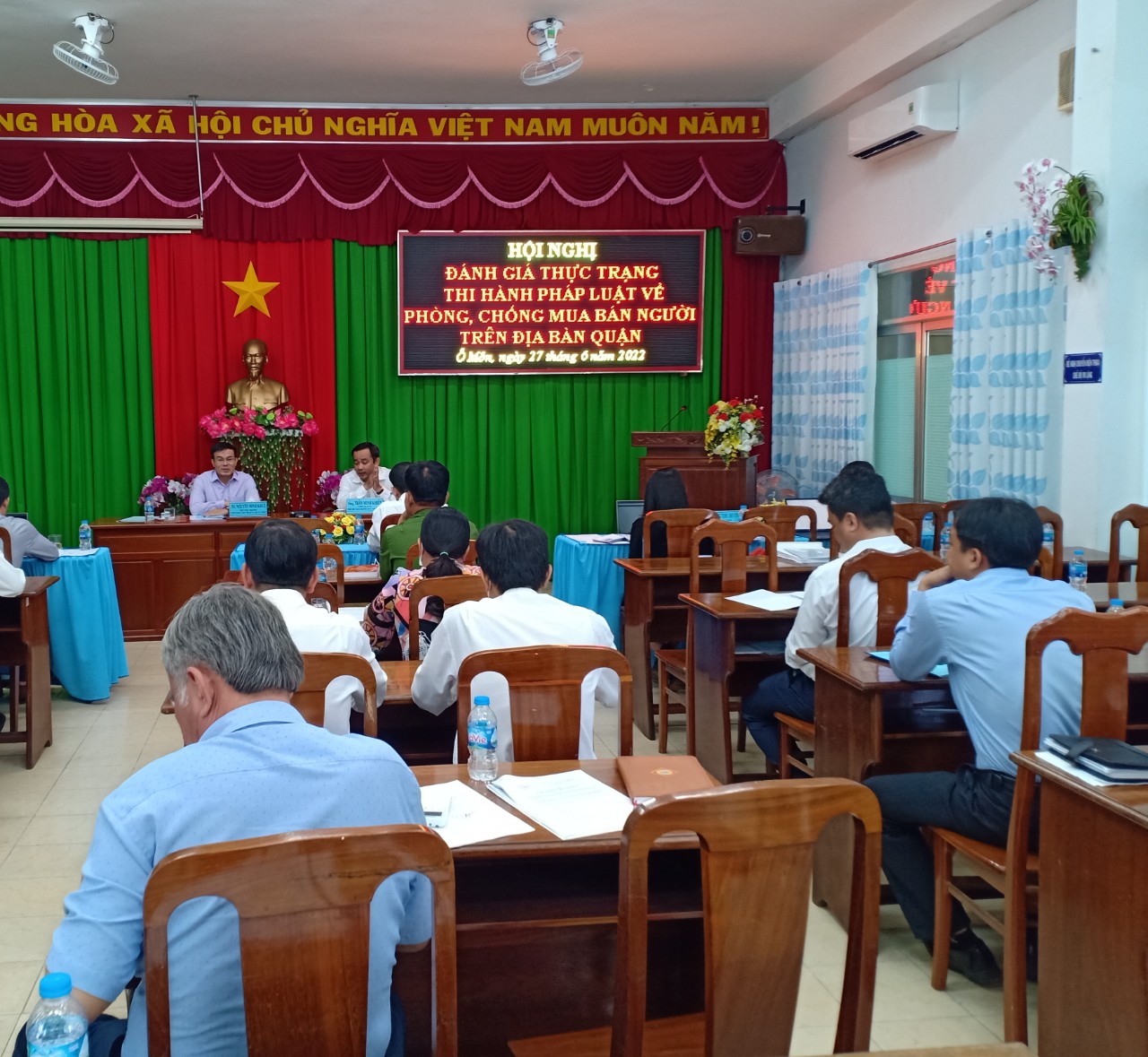 Chương trình Hội nghị thực trạng thi hành pháp luật phòng, chống mua bán người trên địa bàn quận Ô Môn, thành phố Cần Thơ                     