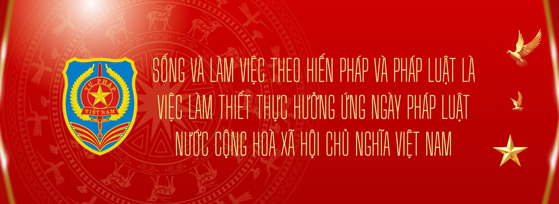 Sống và làm việc theo Hiến pháp và pháp luật là việc làm thiết thực hưởng ứng Ngày Pháp luật nước Cộng hòa xã hội chủ nghĩa Việt Nam