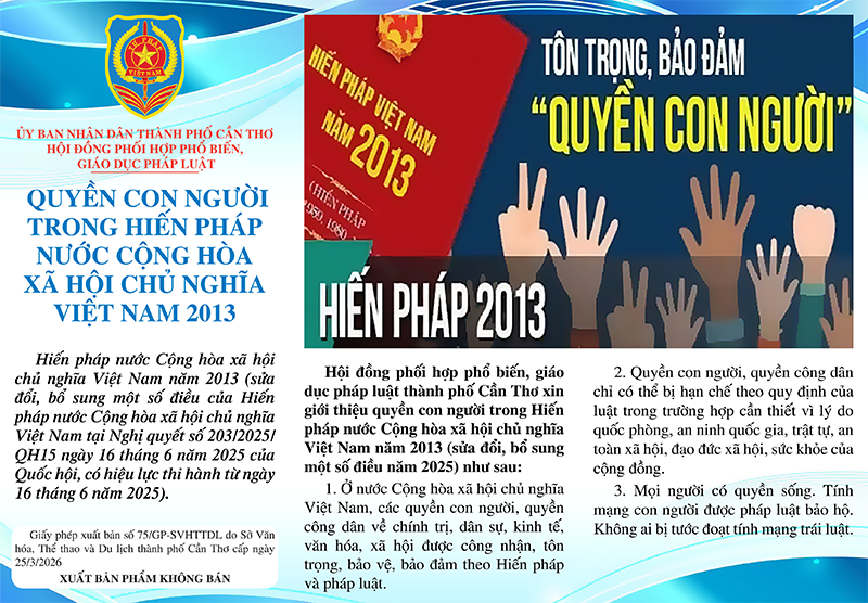 Quyền con người trong Hiến pháp Việt Nam 2013