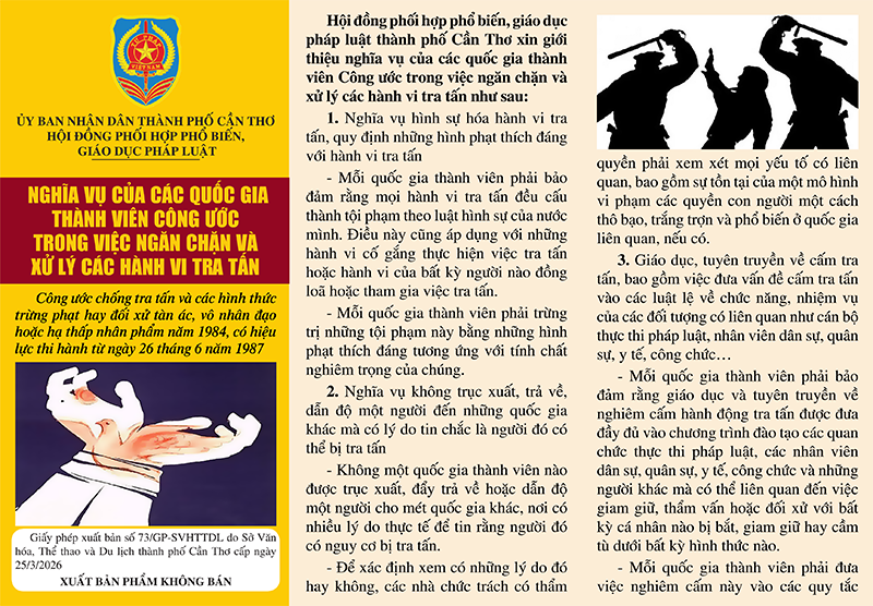 Nghĩa vụ của các quốc gia thành viên trong việc ngăn chặn và xử lý các hành vi tra tấn