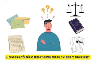 Tố cáo, giải quyết tố cáo trong quản lý, thi hành tạm giữ, tạm giam và cấm đi khỏi nơi cư trú